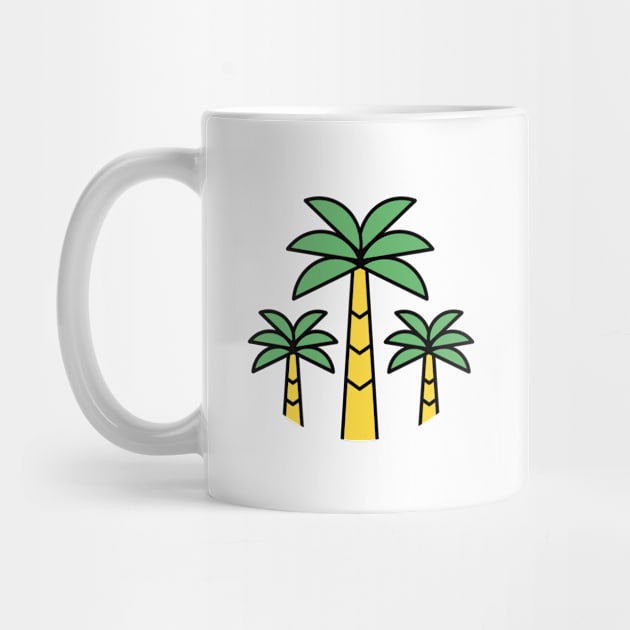 Summer Palm Trees by Enaholf